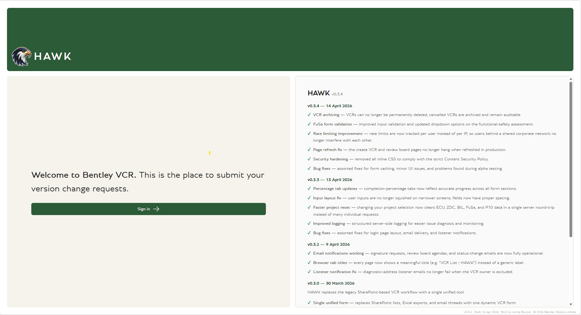 HAWK screenshots — image 1 of 6